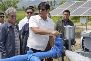 Marcos inaugurates P91-million solar irrigation system in Leyte